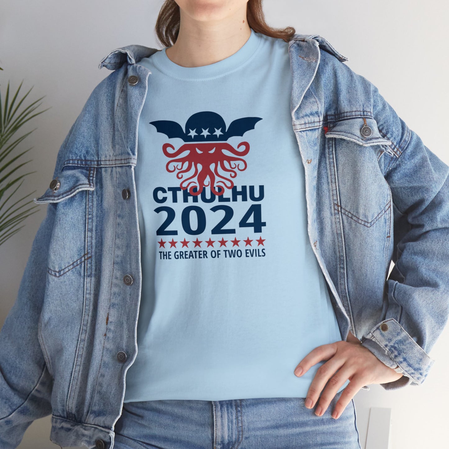 Cthulhu 2024 T-SHIRT Unisex Heavy Cotton Tee