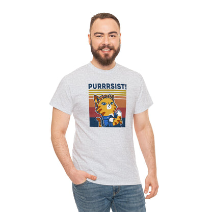 Purrrsist T-SHIRT Unisex Heavy Cotton Tee