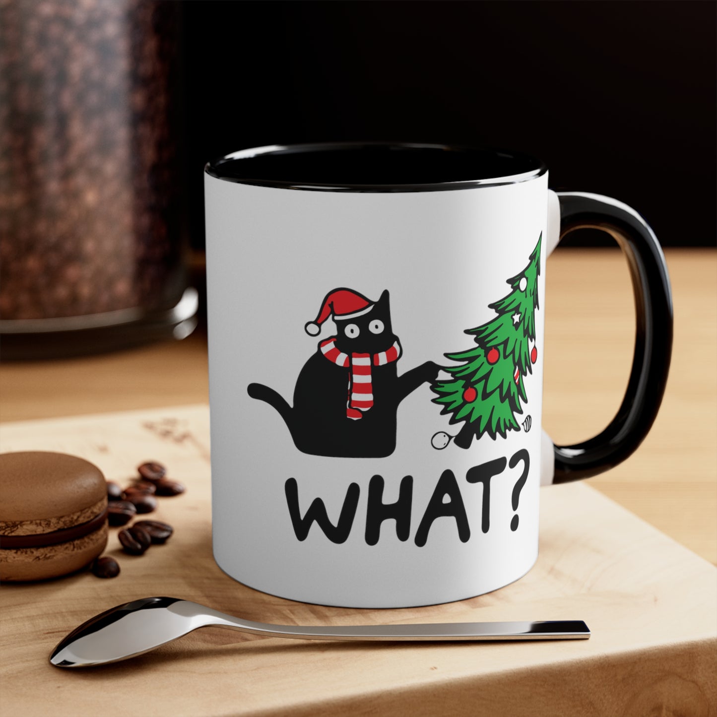 What? Cat Christmas COFFEE MUG 11oz / 15oz