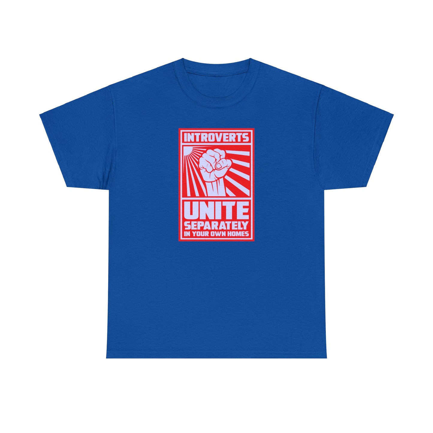 Introverts Unite T-SHIRT Unisex Heavy Cotton Tee