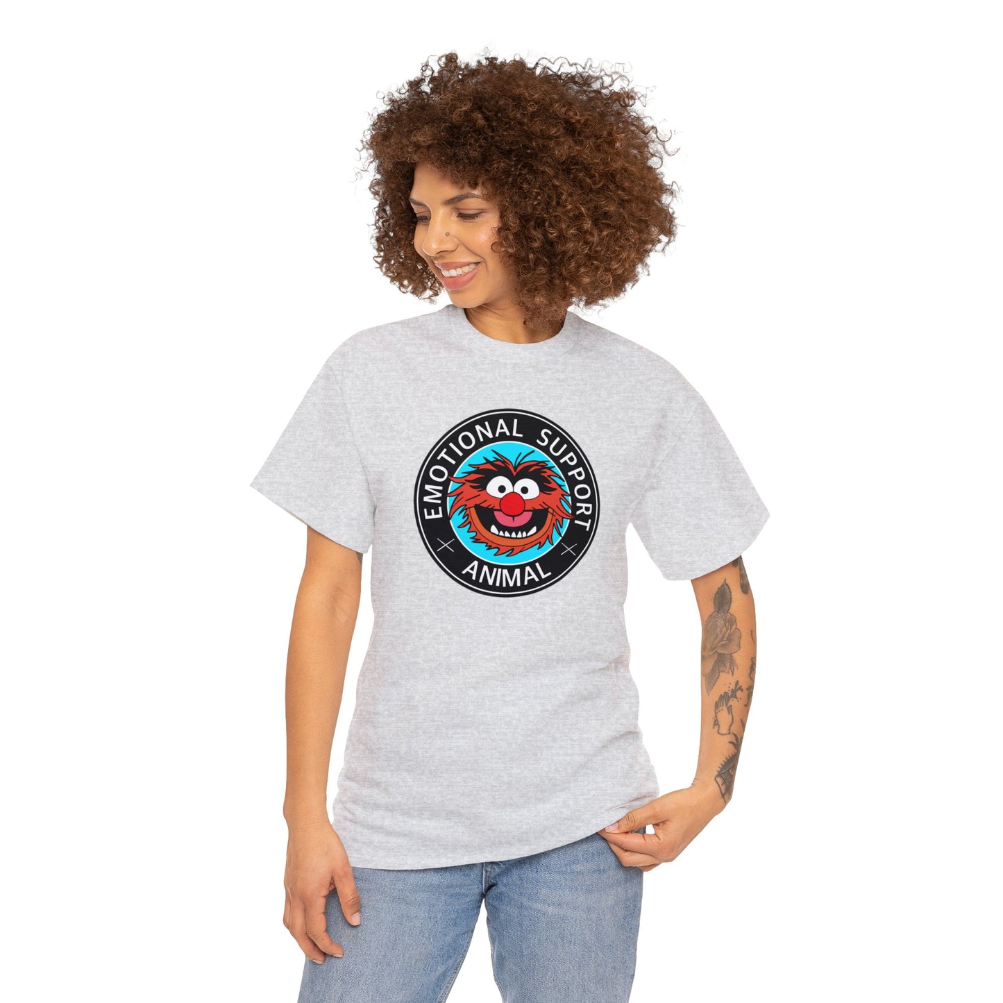 Emotional Support Animal T-SHIRT Unisex Heavy Cotton Tee