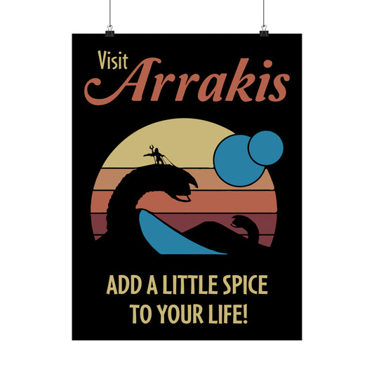 Visit Arrakis POSTER Premium Matte Wall Hanging