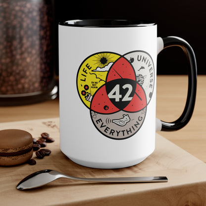 42 ~ The Answer to Life, the Universe, and Everything COFFEE MUG 11oz / 15oz