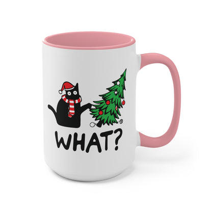 What? Cat Christmas COFFEE MUG 11oz / 15oz