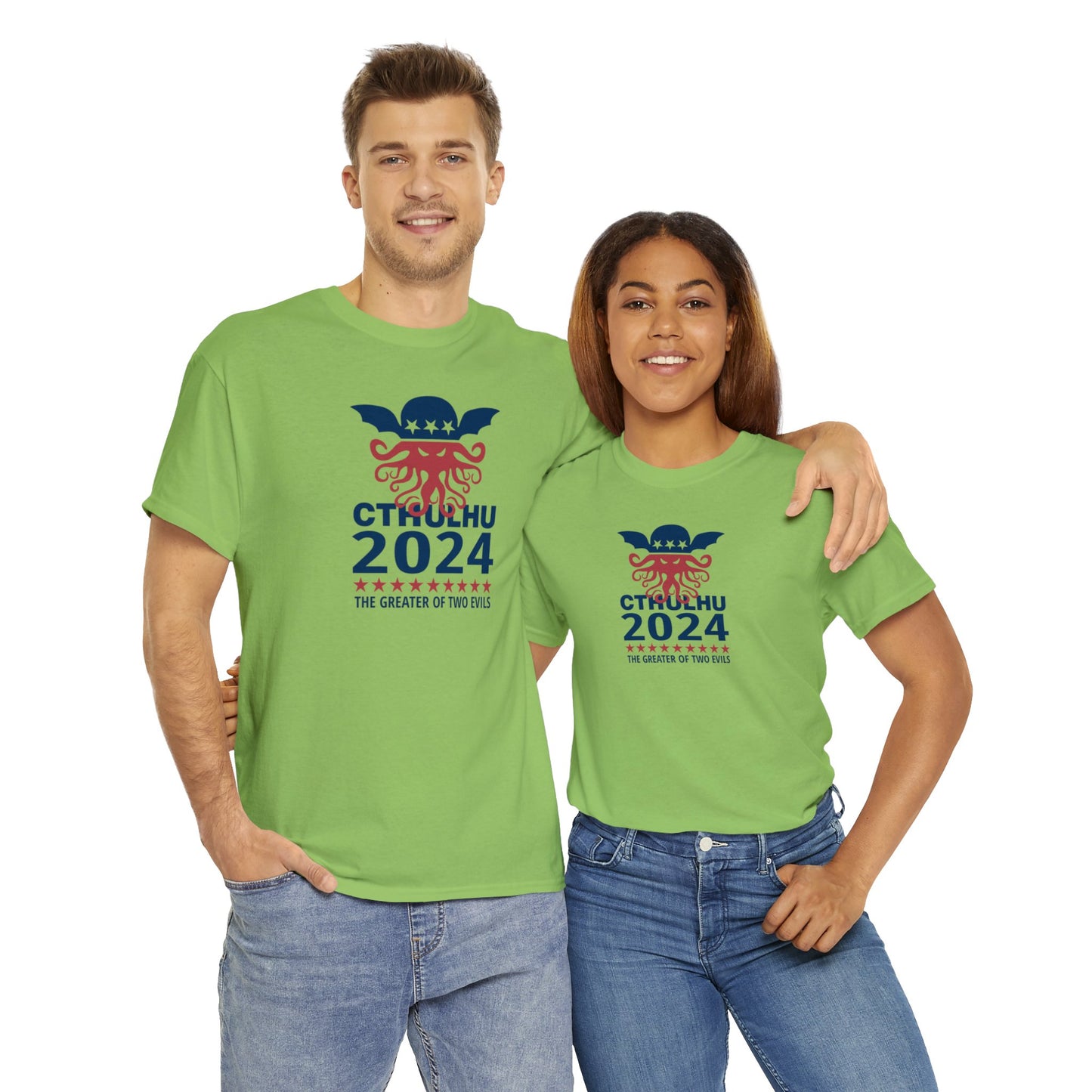 Cthulhu 2024 T-SHIRT Unisex Heavy Cotton Tee