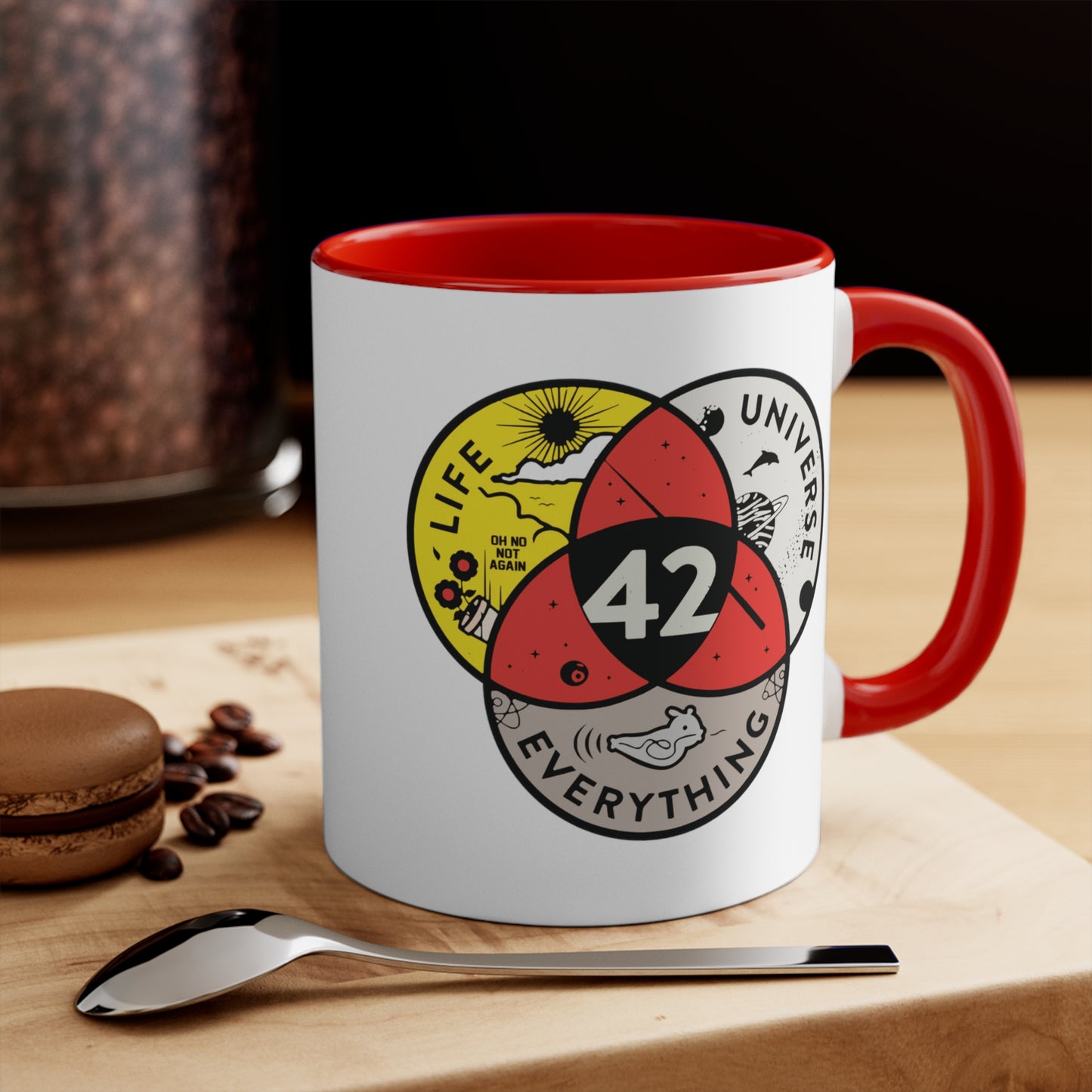 42 ~ The Answer to Life, the Universe, and Everything COFFEE MUG 11oz / 15oz