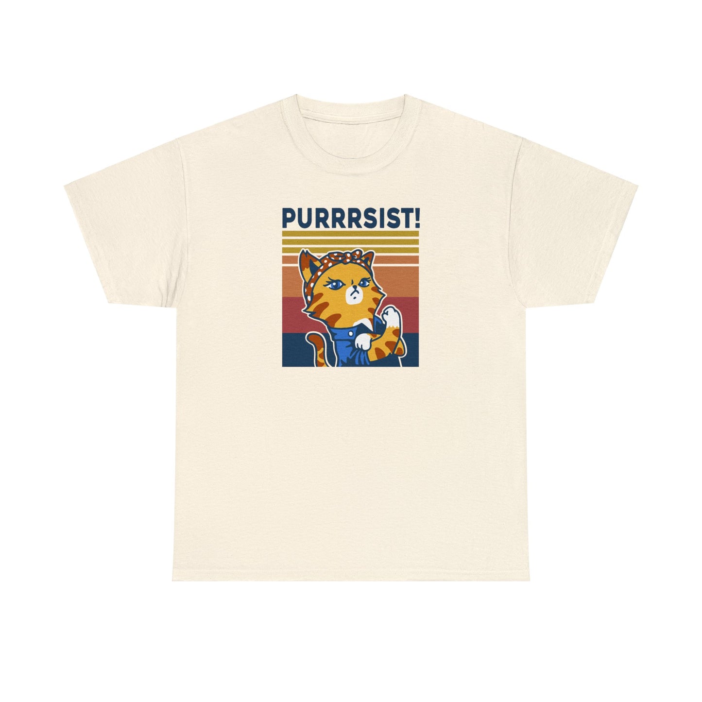 Purrrsist T-SHIRT Unisex Heavy Cotton Tee