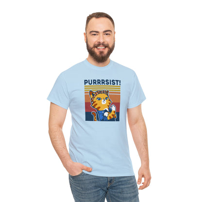 Purrrsist T-SHIRT Unisex Heavy Cotton Tee