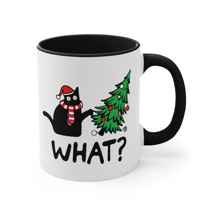 What? Cat Christmas COFFEE MUG 11oz / 15oz