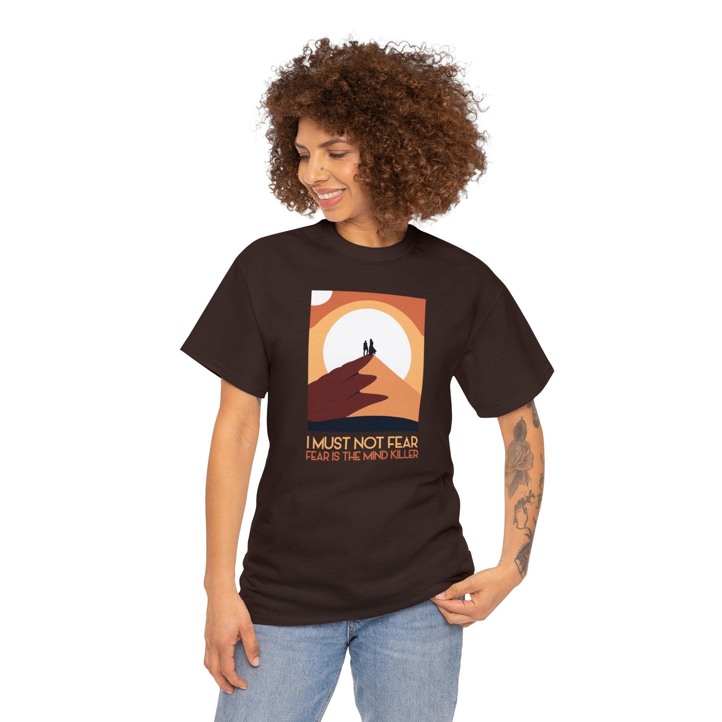 I Must Not Fear / Fear is the Mind Killer ~ Dune T-SHIRT Unisex Heavy Cotton Tee