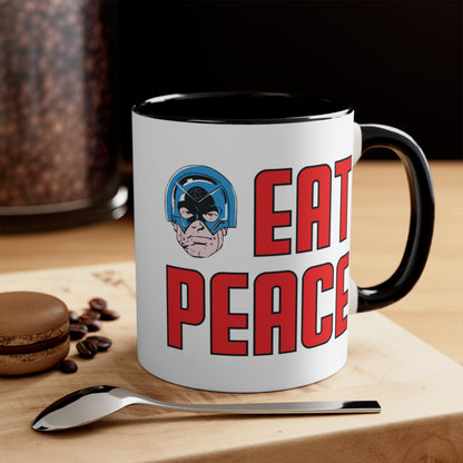 The Peacemaker ~ Eat Peace COFFEE MUG 11oz / 15oz