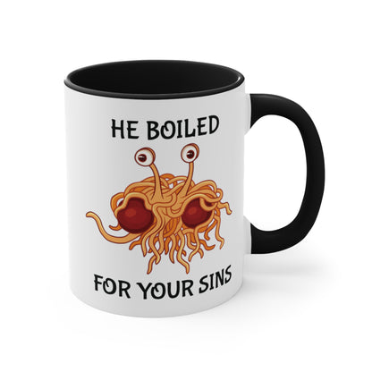 The Flying Spaghetti Monster ~ Pastafarian COFFEE MUG 11oz / 15oz