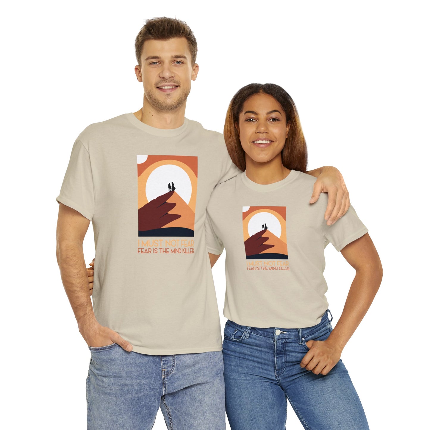 I Must Not Fear / Fear is the Mind Killer ~ Dune T-SHIRT Unisex Heavy Cotton Tee