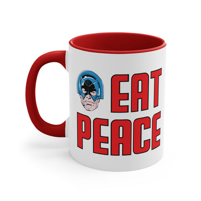 The Peacemaker ~ Eat Peace COFFEE MUG 11oz / 15oz