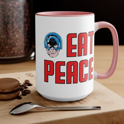 The Peacemaker ~ Eat Peace COFFEE MUG 11oz / 15oz