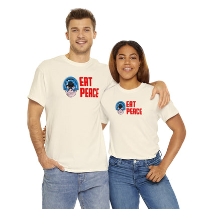 Eat Peace T-SHIRT Unisex Heavy Cotton Tee