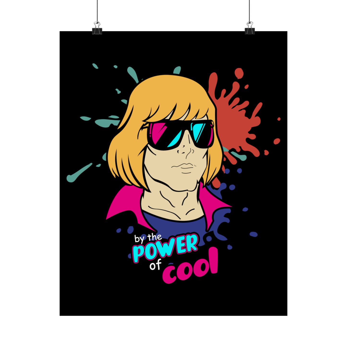 He-Man By the Power of Cool POSTER Premium Matte Wall Hanging