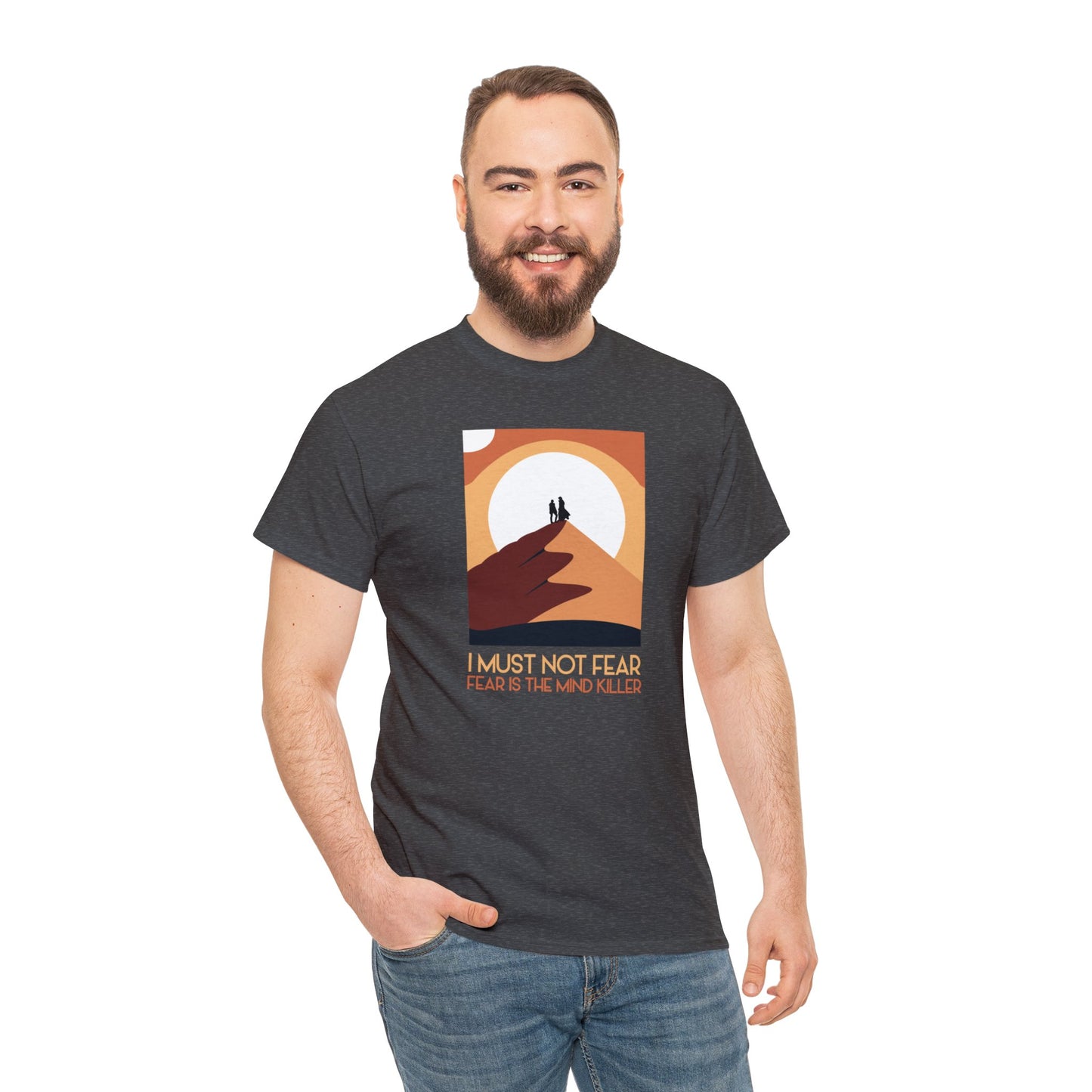 I Must Not Fear / Fear is the Mind Killer ~ Dune T-SHIRT Unisex Heavy Cotton Tee