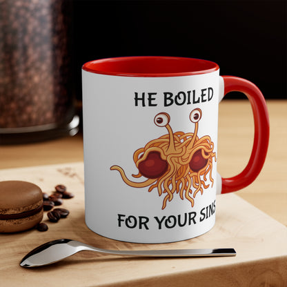 The Flying Spaghetti Monster ~ Pastafarian COFFEE MUG 11oz / 15oz