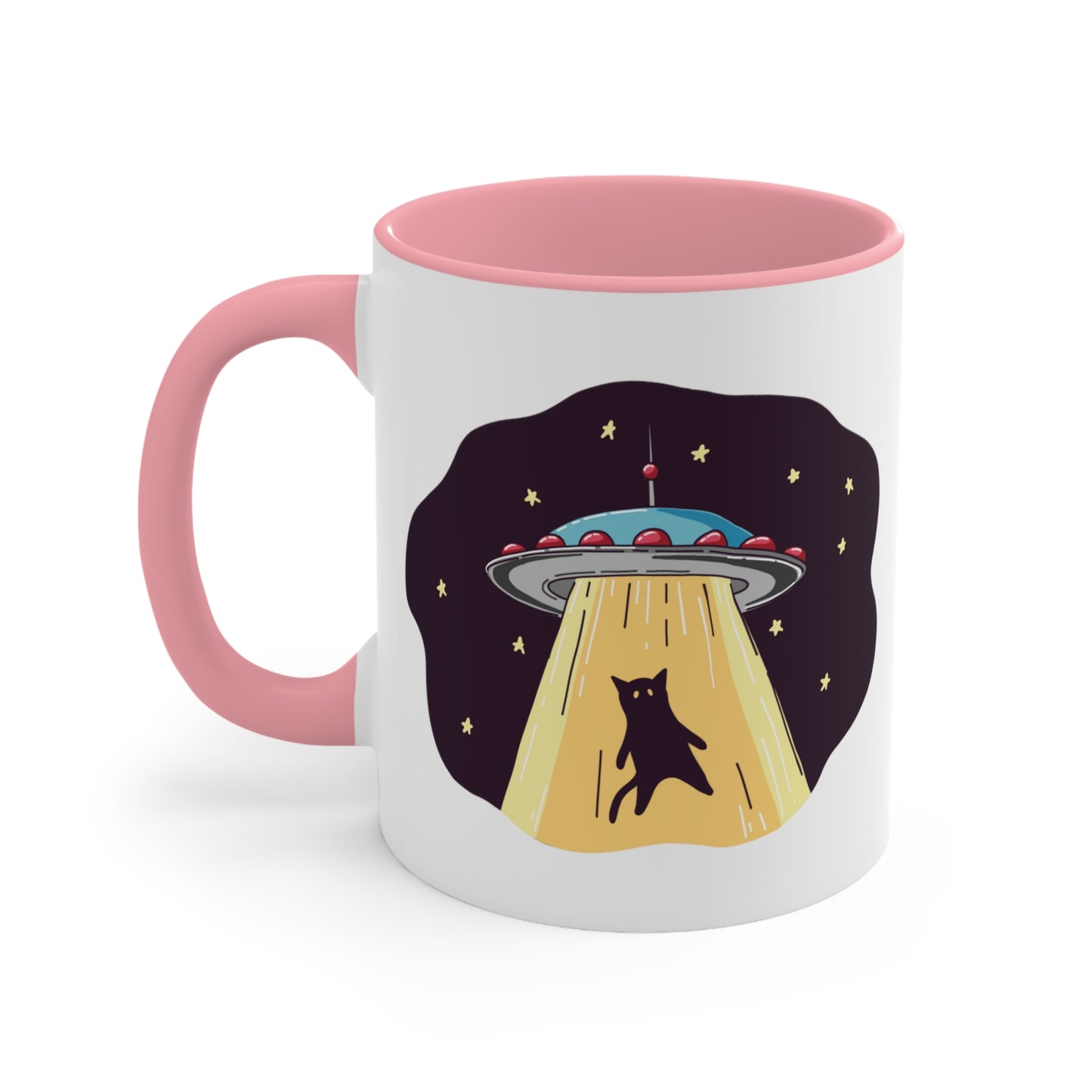 UFO Cat Alien Abduction COFFEE MUG 11oz / 15oz