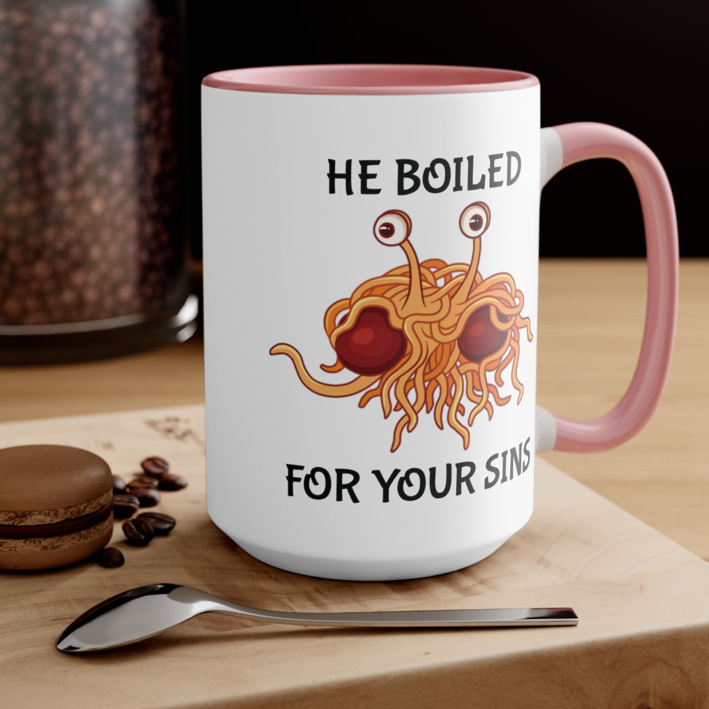 The Flying Spaghetti Monster ~ Pastafarian COFFEE MUG 11oz / 15oz