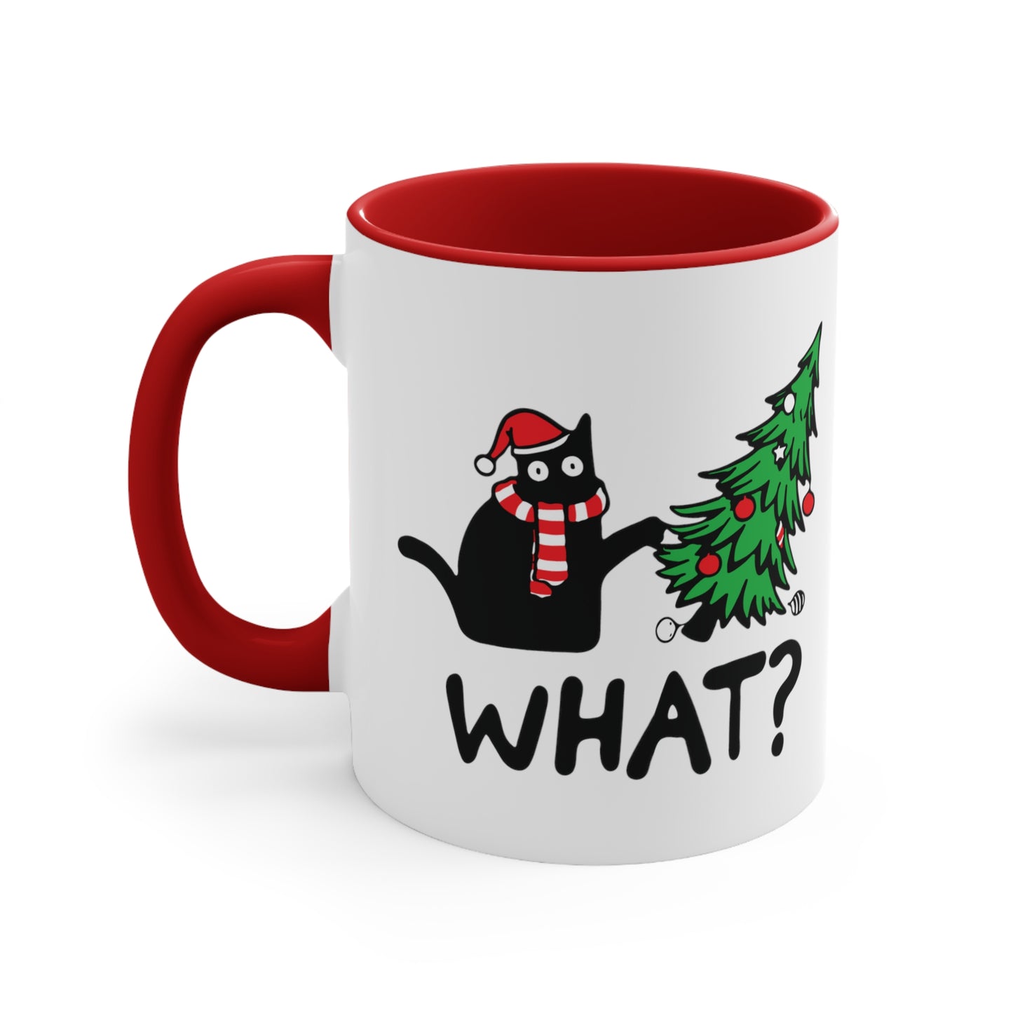 What? Cat Christmas COFFEE MUG 11oz / 15oz