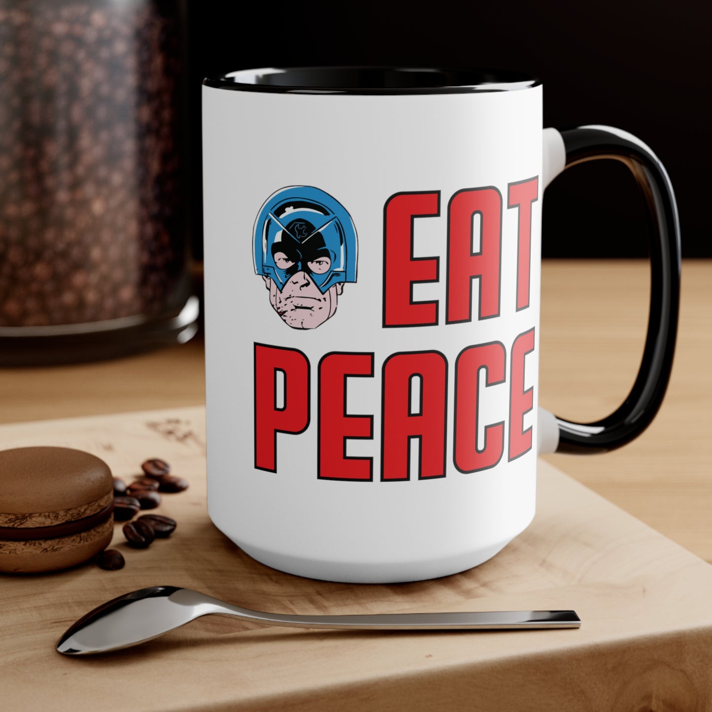 The Peacemaker ~ Eat Peace COFFEE MUG 11oz / 15oz