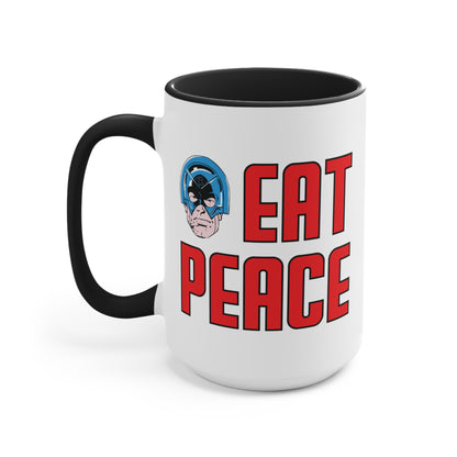 The Peacemaker ~ Eat Peace COFFEE MUG 11oz / 15oz