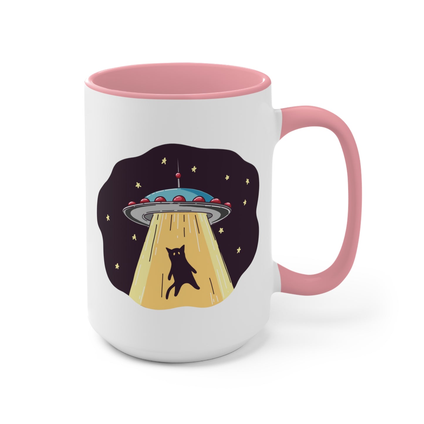 UFO Cat Alien Abduction COFFEE MUG 11oz / 15oz