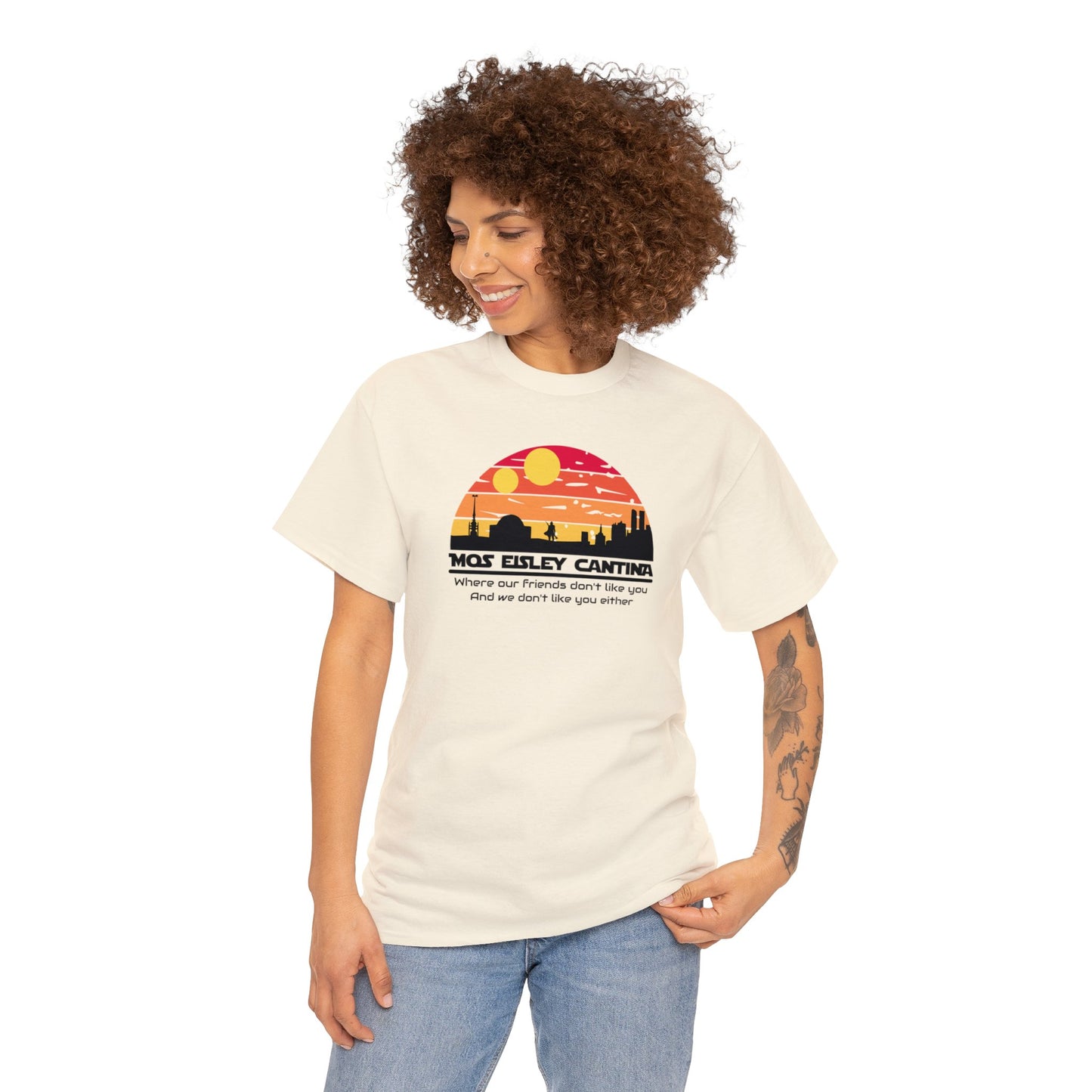 Mos Eisley Cantina T-SHIRT Unisex Heavy Cotton Tee