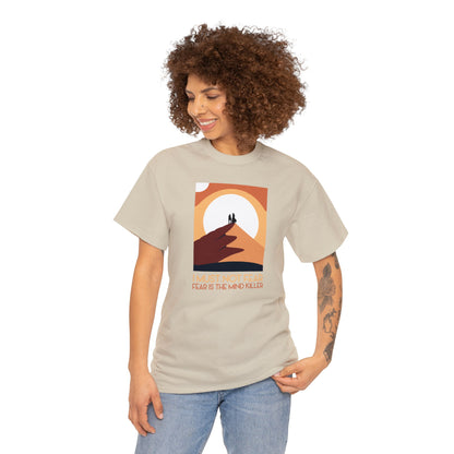 I Must Not Fear / Fear is the Mind Killer ~ Dune T-SHIRT Unisex Heavy Cotton Tee