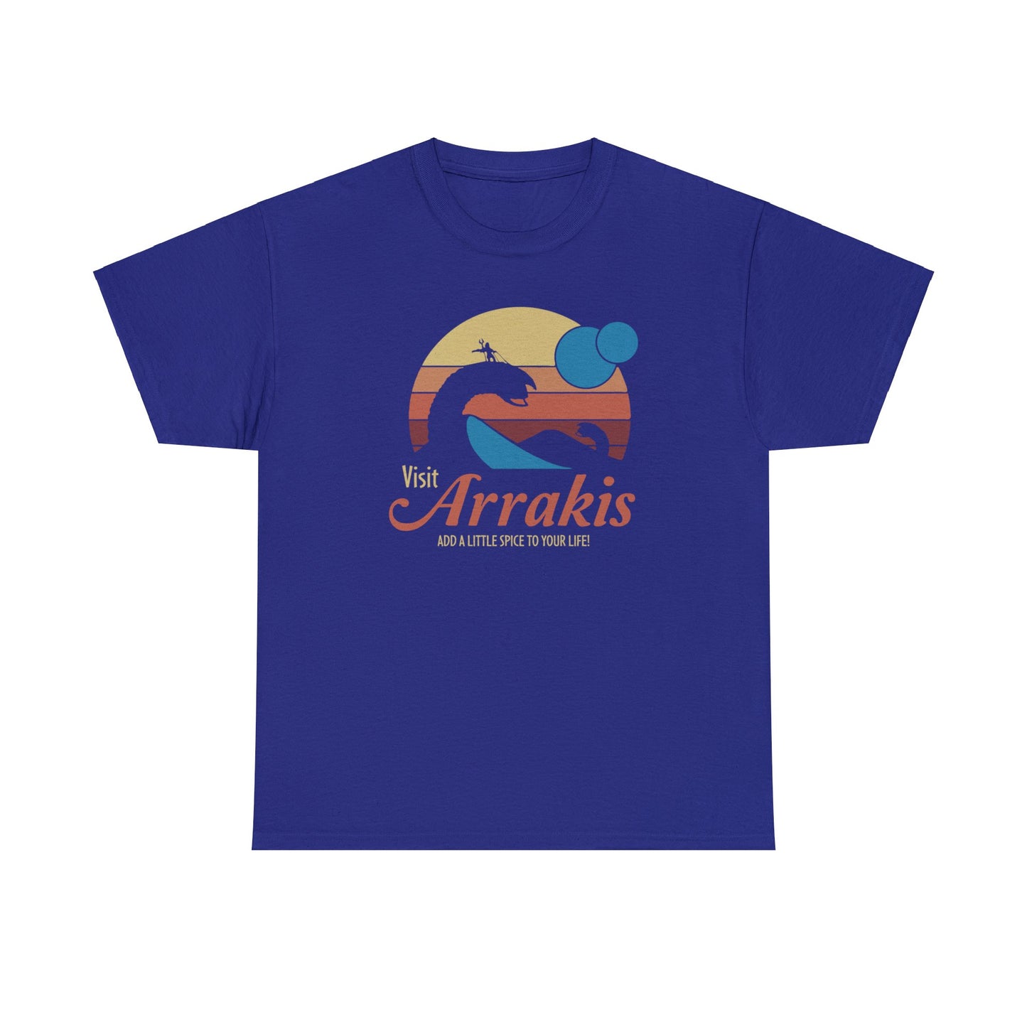 Visit Arrakis ~ Dune Travel Ad ~ T-SHIRT Unisex Heavy Cotton Tee