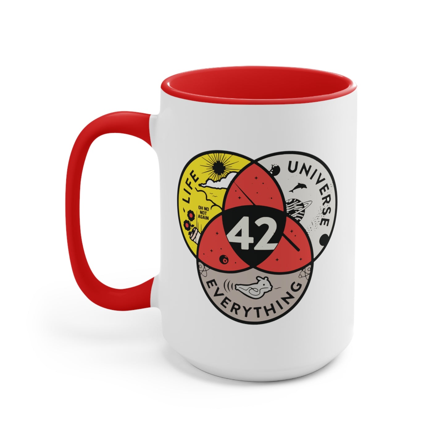 42 ~ The Answer to Life, the Universe, and Everything COFFEE MUG 11oz / 15oz