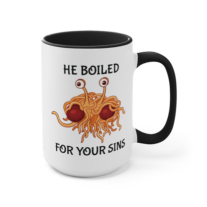 The Flying Spaghetti Monster ~ Pastafarian COFFEE MUG 11oz / 15oz