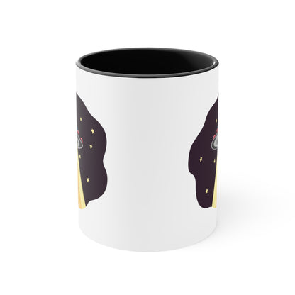 UFO Cat Alien Abduction COFFEE MUG 11oz / 15oz