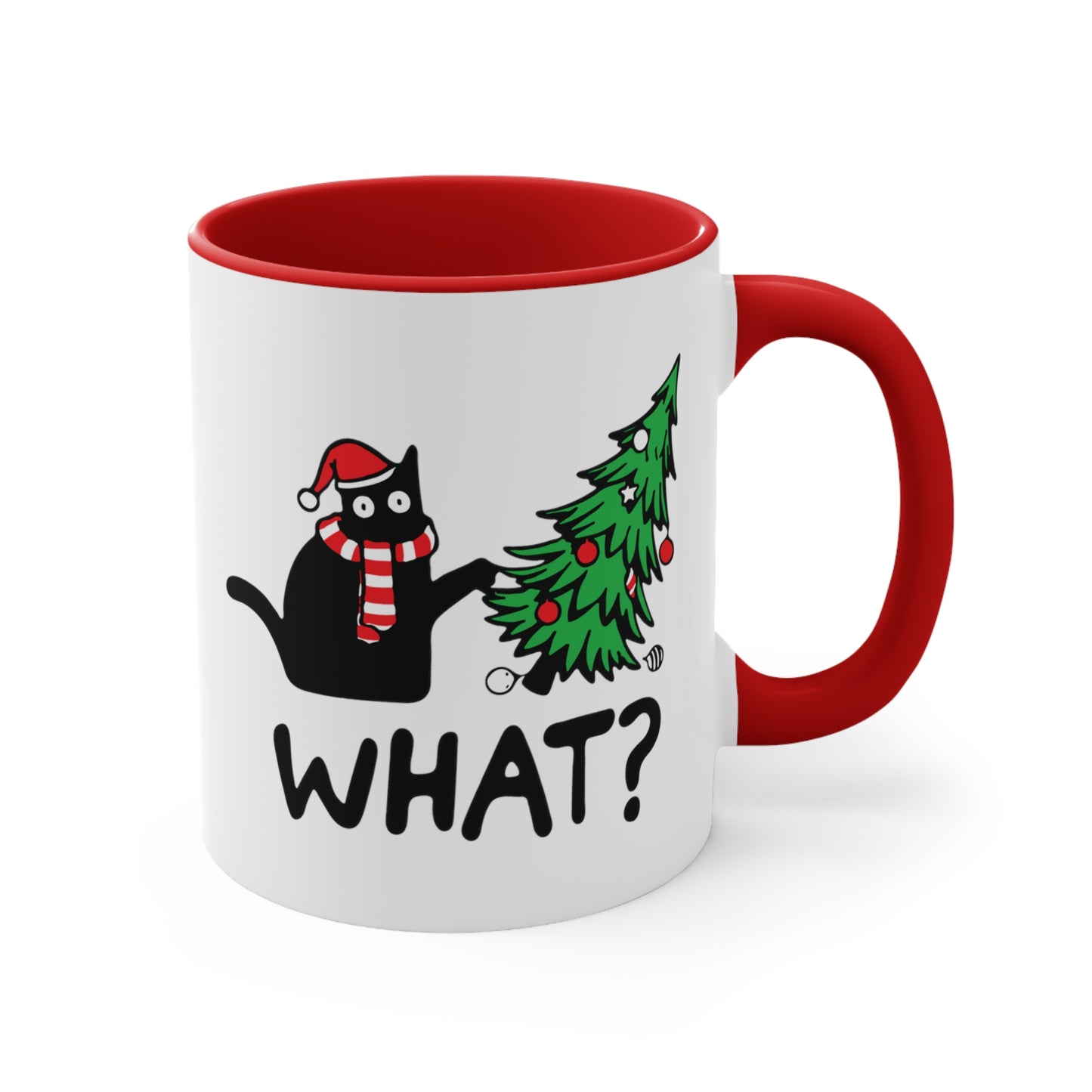 What? Cat Christmas COFFEE MUG 11oz / 15oz