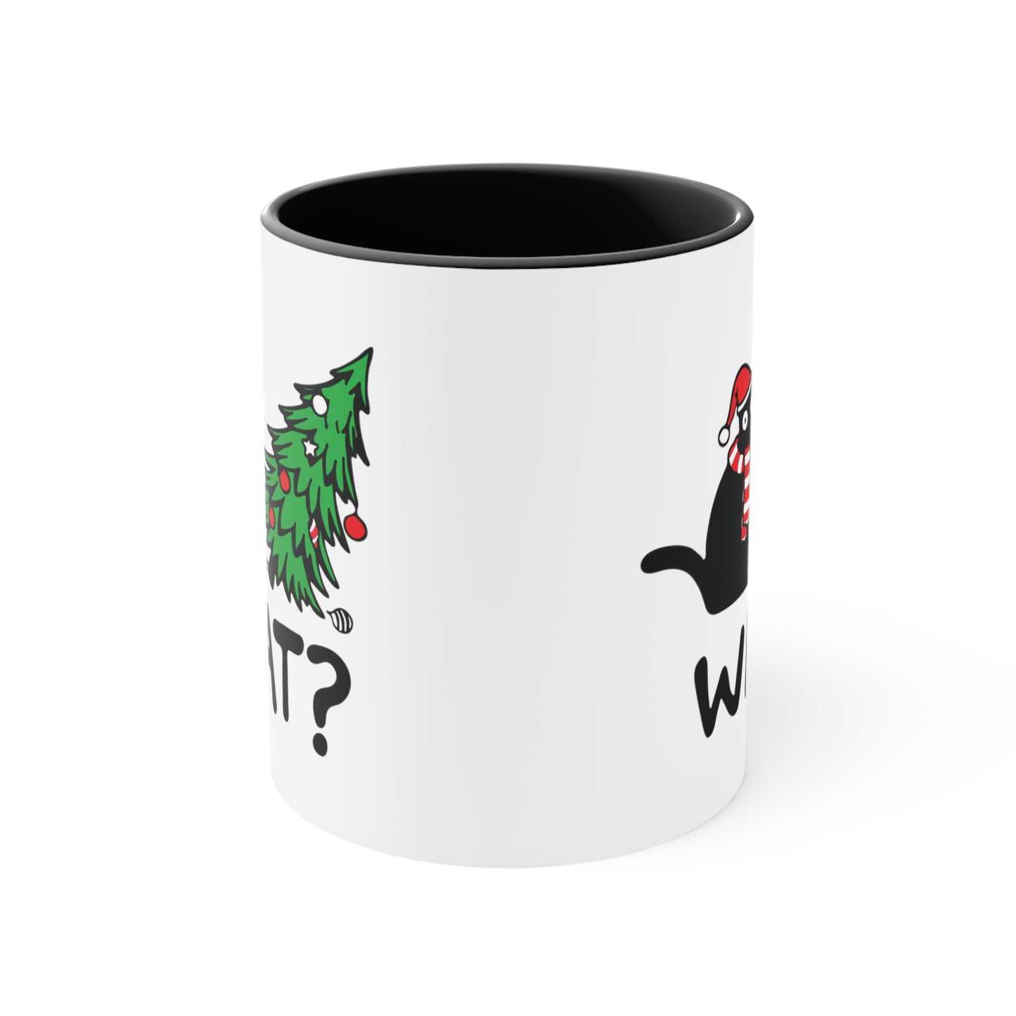 What? Cat Christmas COFFEE MUG 11oz / 15oz