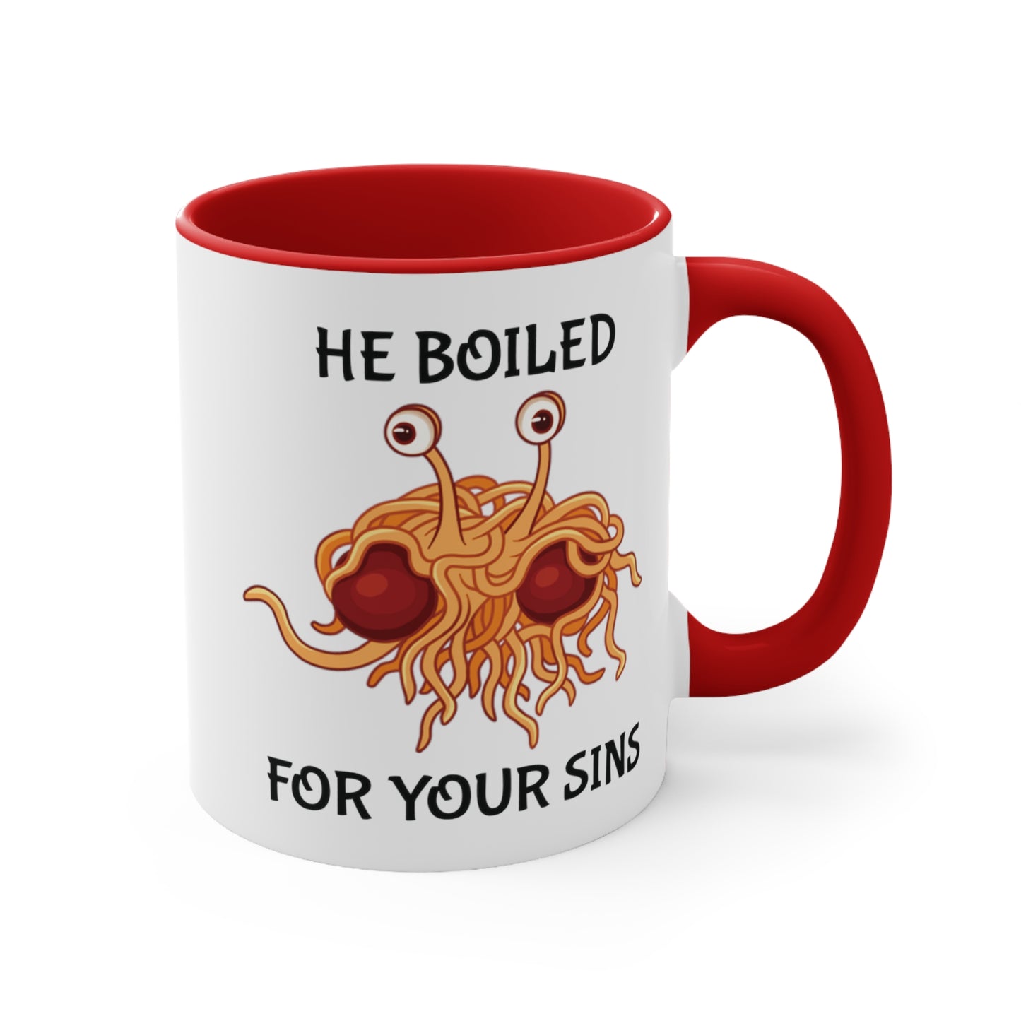 The Flying Spaghetti Monster ~ Pastafarian COFFEE MUG 11oz / 15oz