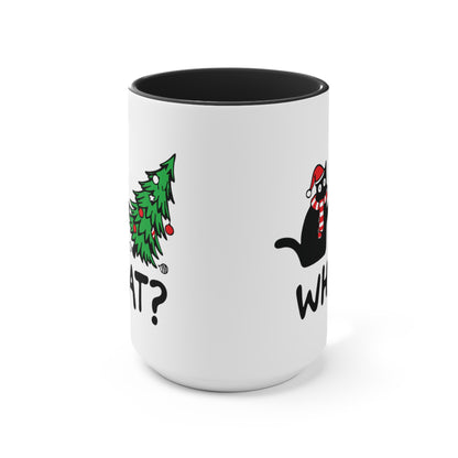 What? Cat Christmas COFFEE MUG 11oz / 15oz