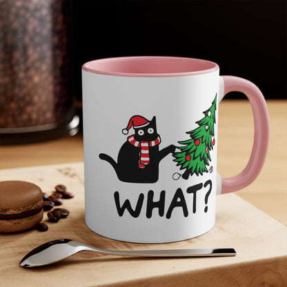 What? Cat Christmas COFFEE MUG 11oz / 15oz