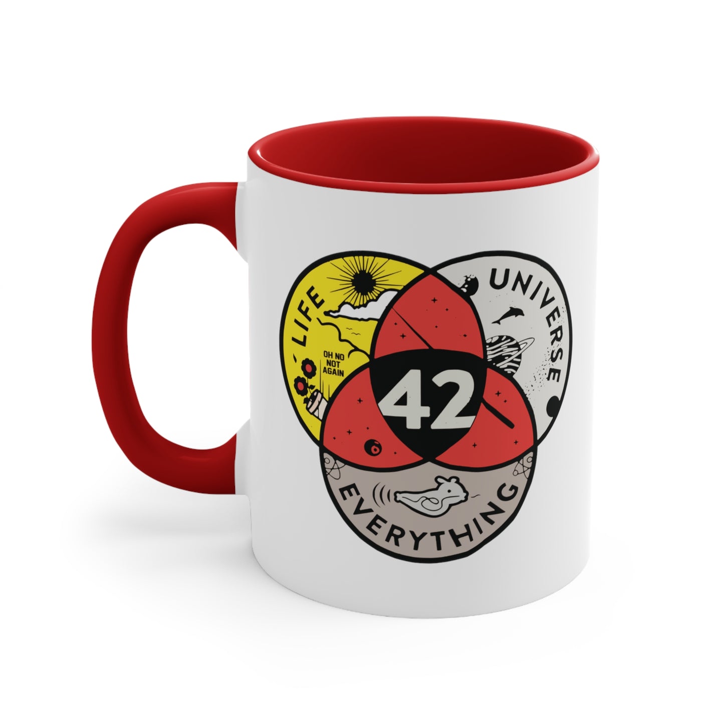 42 ~ The Answer to Life, the Universe, and Everything COFFEE MUG 11oz / 15oz