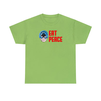 Eat Peace T-SHIRT Unisex Heavy Cotton Tee