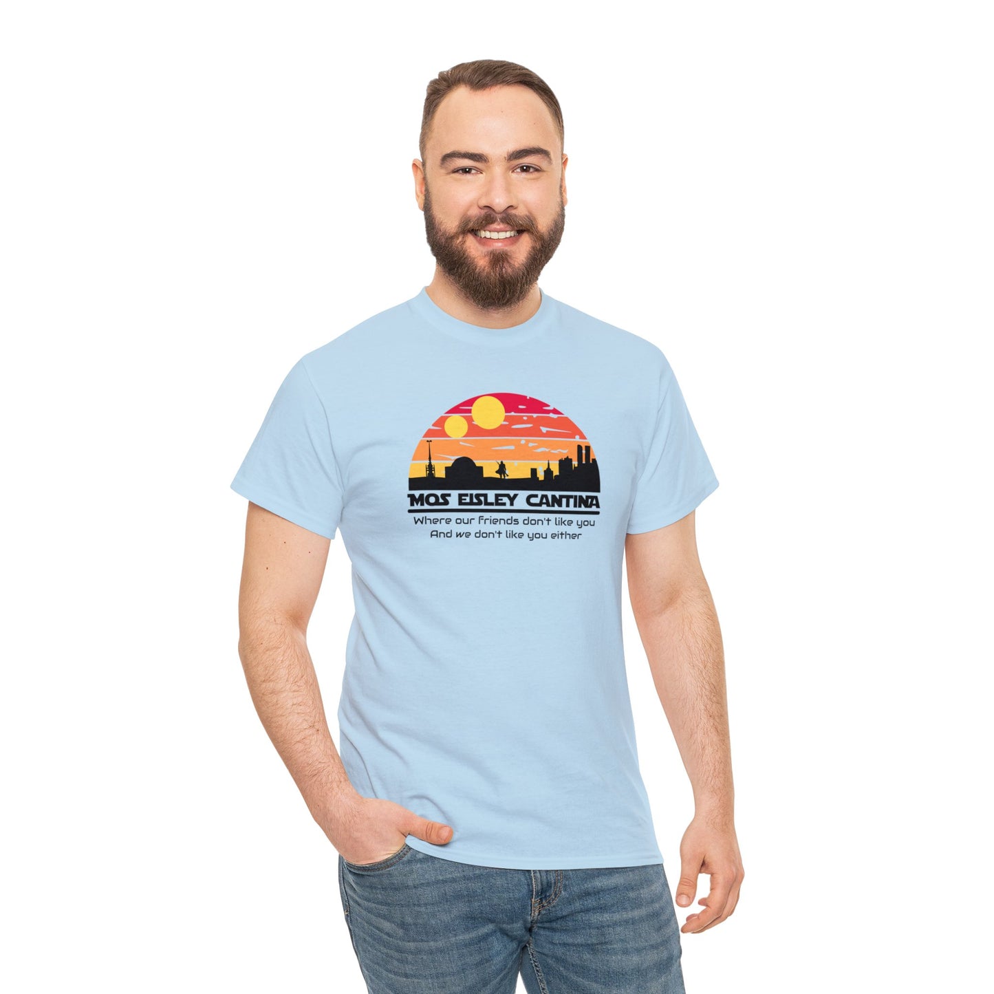 Mos Eisley Cantina T-SHIRT Unisex Heavy Cotton Tee