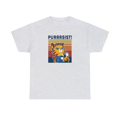 Purrrsist T-SHIRT Unisex Heavy Cotton Tee