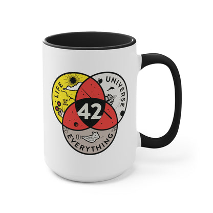 42 ~ The Answer to Life, the Universe, and Everything COFFEE MUG 11oz / 15oz