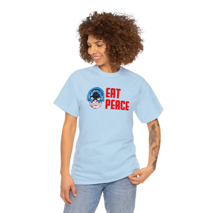 Eat Peace T-SHIRT Unisex Heavy Cotton Tee