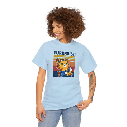 Purrrsist T-SHIRT Unisex Heavy Cotton Tee