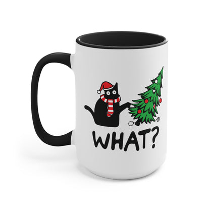 What? Cat Christmas COFFEE MUG 11oz / 15oz