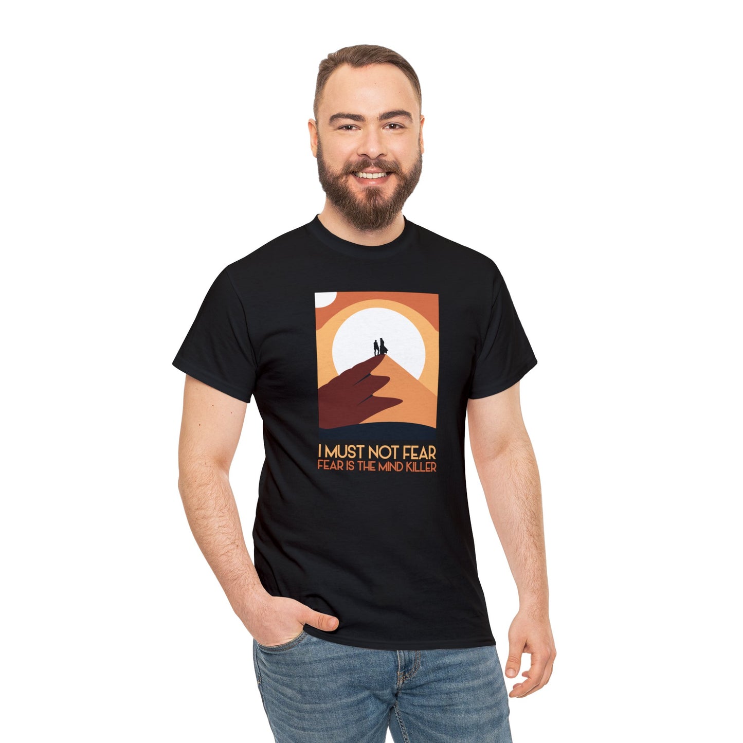 I Must Not Fear / Fear is the Mind Killer ~ Dune T-SHIRT Unisex Heavy Cotton Tee