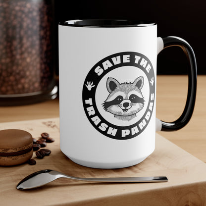 Save the Trash Pandas COFFEE MUG 11oz / 15oz